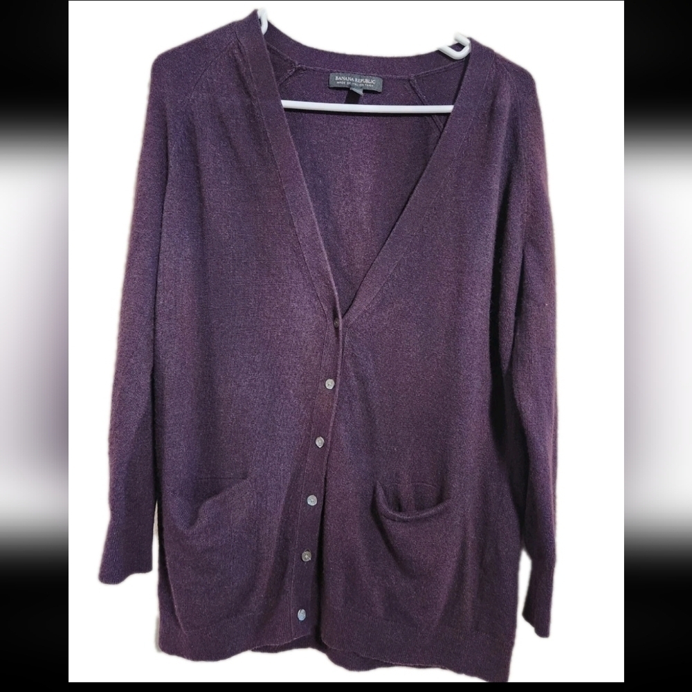 Banana Republic Cashmere Blend Cardigan Size Small